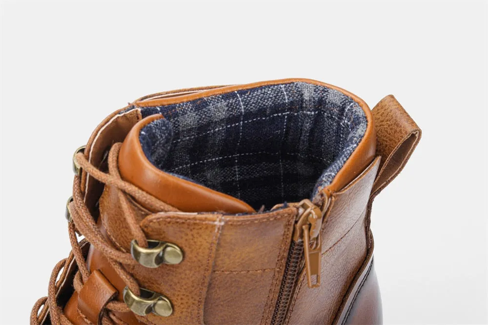 Yeknu 39~48 Boots For Men Classic Brand Comfortable Fashion Leather Men Ankle Boots #604